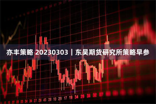亦丰策略 20230303|东吴期货研究所策略早参